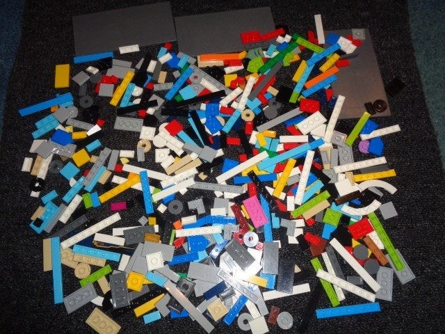 Partij G82=Lego tegels,tegelplaten, Lego, Lego, Gebruikt, Lego