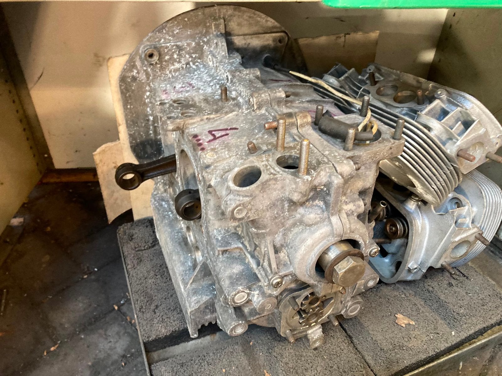 Vw 1600 AS motor in onderdelen t1 t2 kever, Ophalen of Verzenden, Nieuw