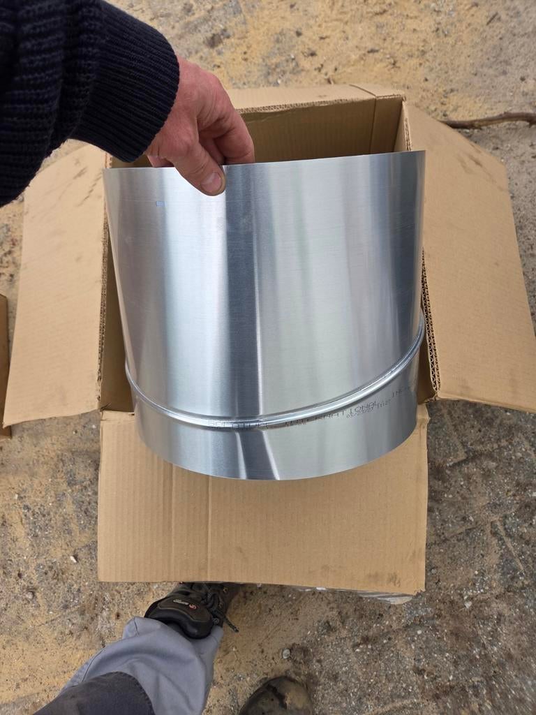 4 Nieuwe Solatube verlengstukken + 1 bocht 30 graden, Ophalen, Gevelraam of Ruit, Minder dan 80 cm, Nieuw