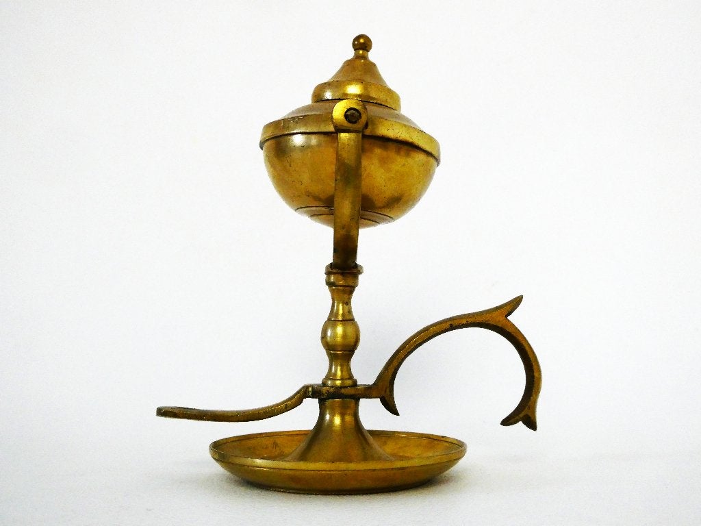 Walvisolielamp scheepslamp olielamp voor aan de wand, Ophalen of Verzenden