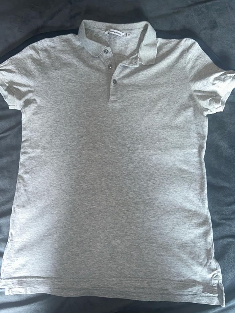 Antony Morato Polo Shirt Maat 14 Grijs, Ophalen of Verzenden, Zo goed als nieuw, Jongen, Shirt of Longsleeve