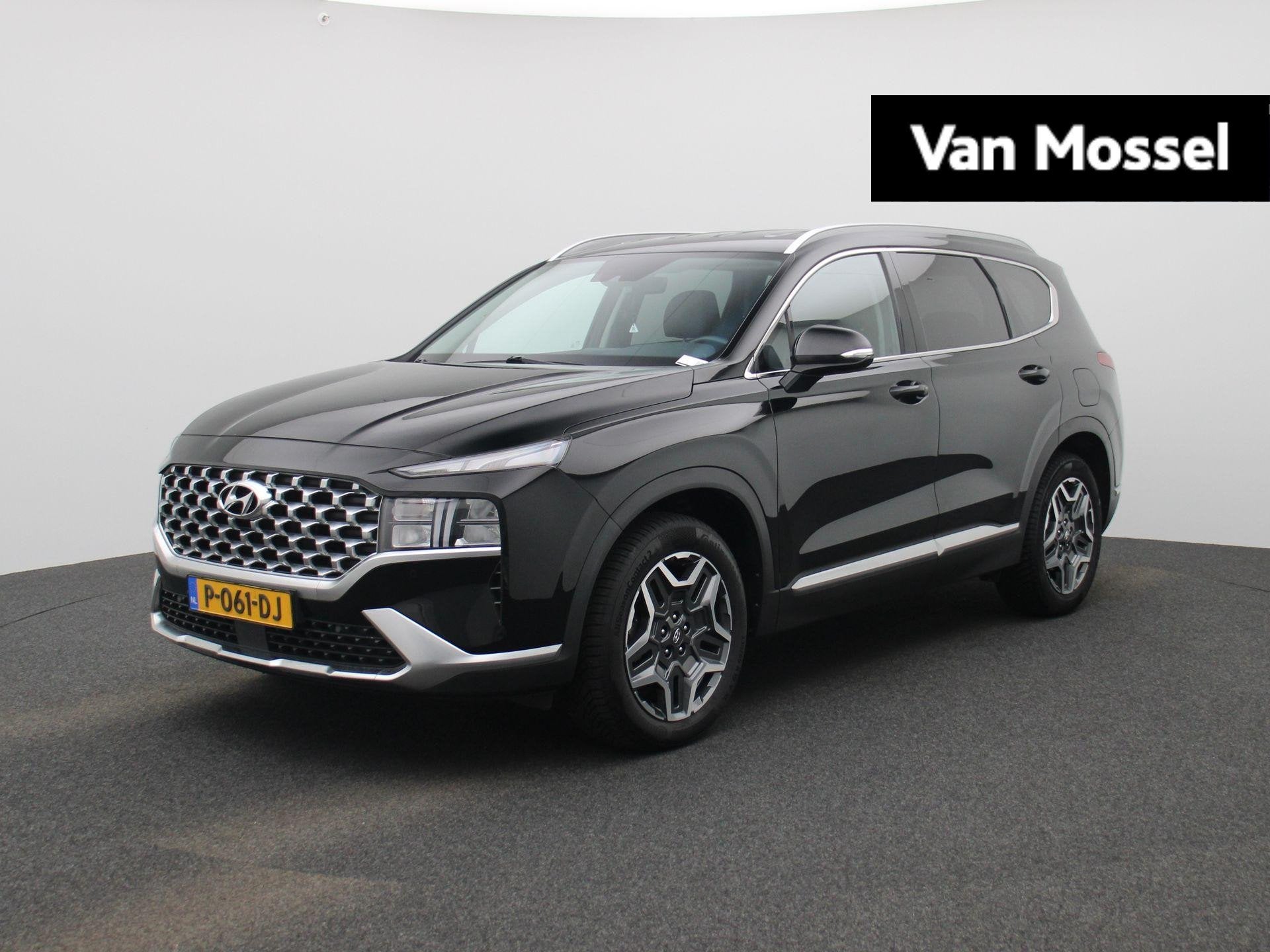 Hyundai Santa Fe 1.6 T-GDI PHEV Comfort Smart | AWD | Trekha, Auto's, Gebruikt, 4 cilinders, Zwart, Bedrijf