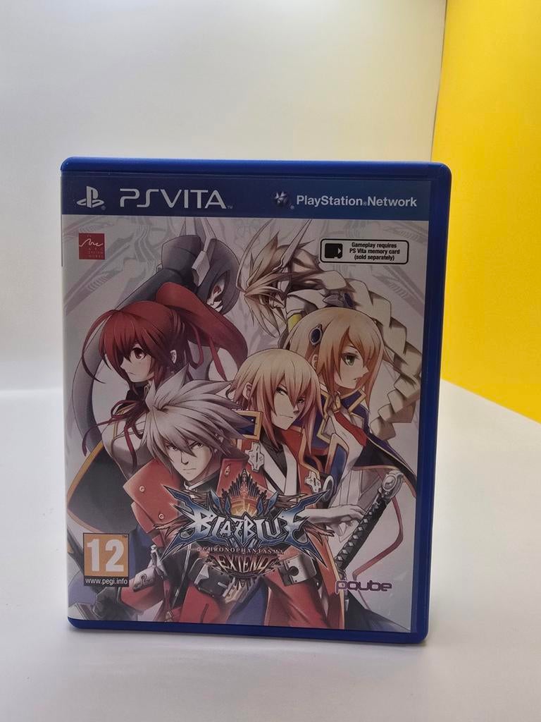 BlazBlue: Chrono Phantasma Extend PS Vita, Spelcomputers en Games, Games | Sony PlayStation Vita, Online, Gebruikt, Vechten, 1 speler