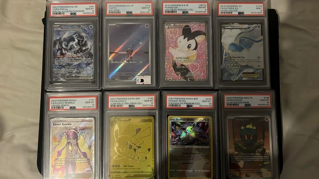 PSA slabs lot, Ophalen of Verzenden, Nieuw, Meerdere kaarten, Foil
