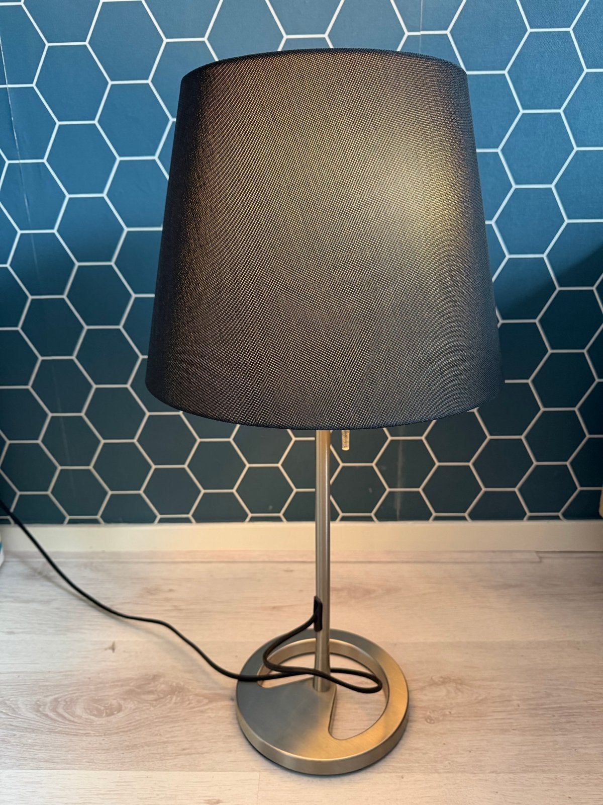 IKEA Nyfors LED Schemerlamp Dimbaar, E14 (klein), Ophalen of Verzenden, Zo goed als nieuw, Zwart