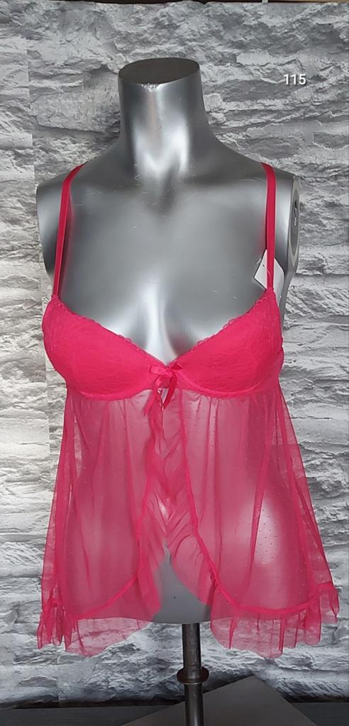Sexy roze babydoll 36, Ophalen of Verzenden, Roze, Nachtkleding
