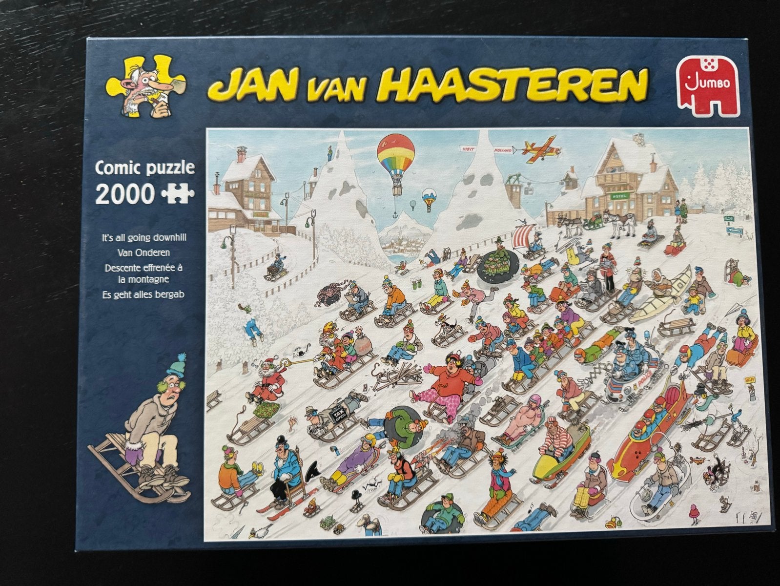 Jan van Haasteren - 2000 Stukjes - Van Onderen, Ophalen of Verzenden, Meer dan 1500 stukjes, Zo goed als nieuw, Legpuzzel