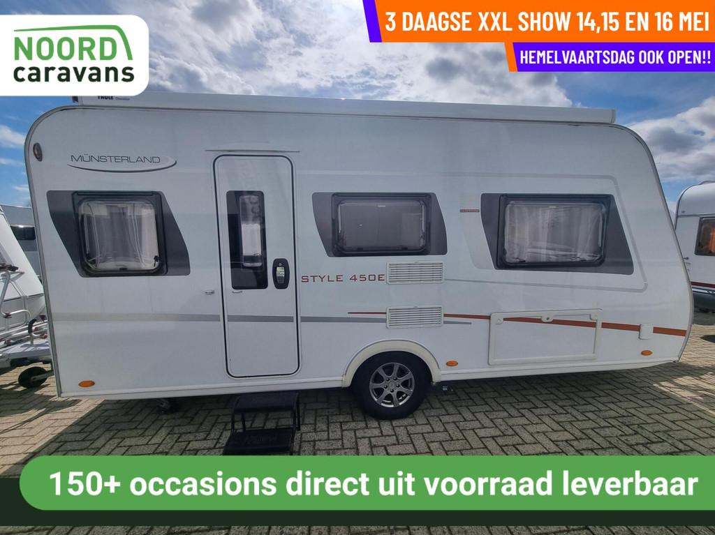 Lmc STYLE 450 E AIRCO + MOVER + VOORTENT + ENKELE BEDDEN, Caravans en Kamperen, Caravans, Mover, Bedrijf, 6 tot 7 meter, LMC en Münsterland