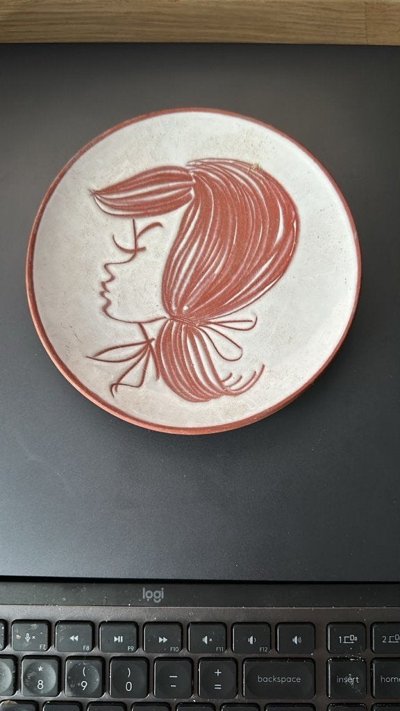 vintage wandbordje van Gubbels / Boonstra, Ophalen of Verzenden