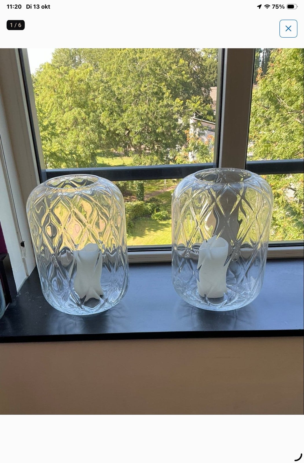 Windlichten van Riviera Maison, 34 cm, Rivièra Maison, Ophalen of Verzenden, Glas