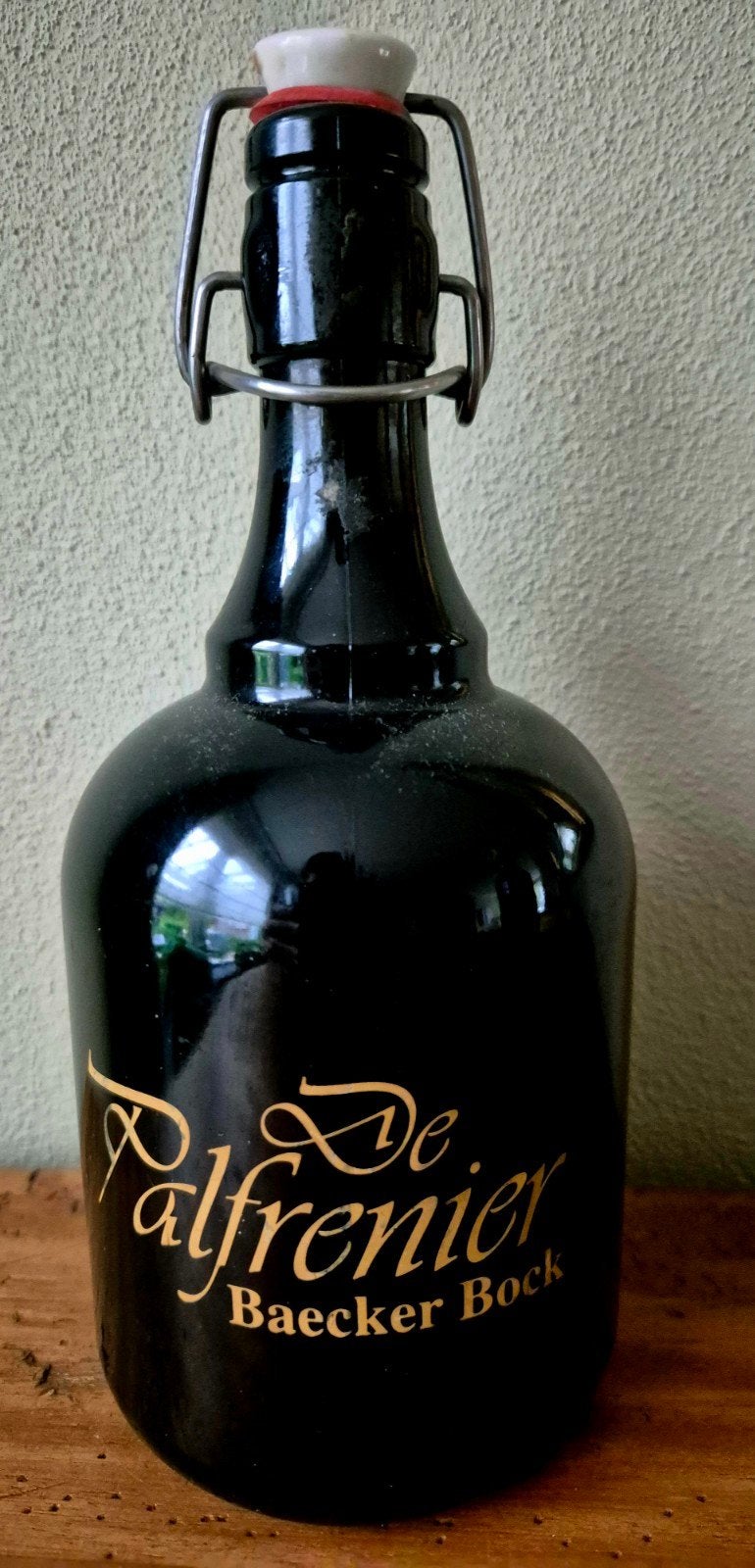 Vintage Palfrenier Baecker Bock speciaal bier Beek Limburg, Verzamelen, Ophalen of Verzenden, Zo goed als nieuw, Flesje(s), Overige merken