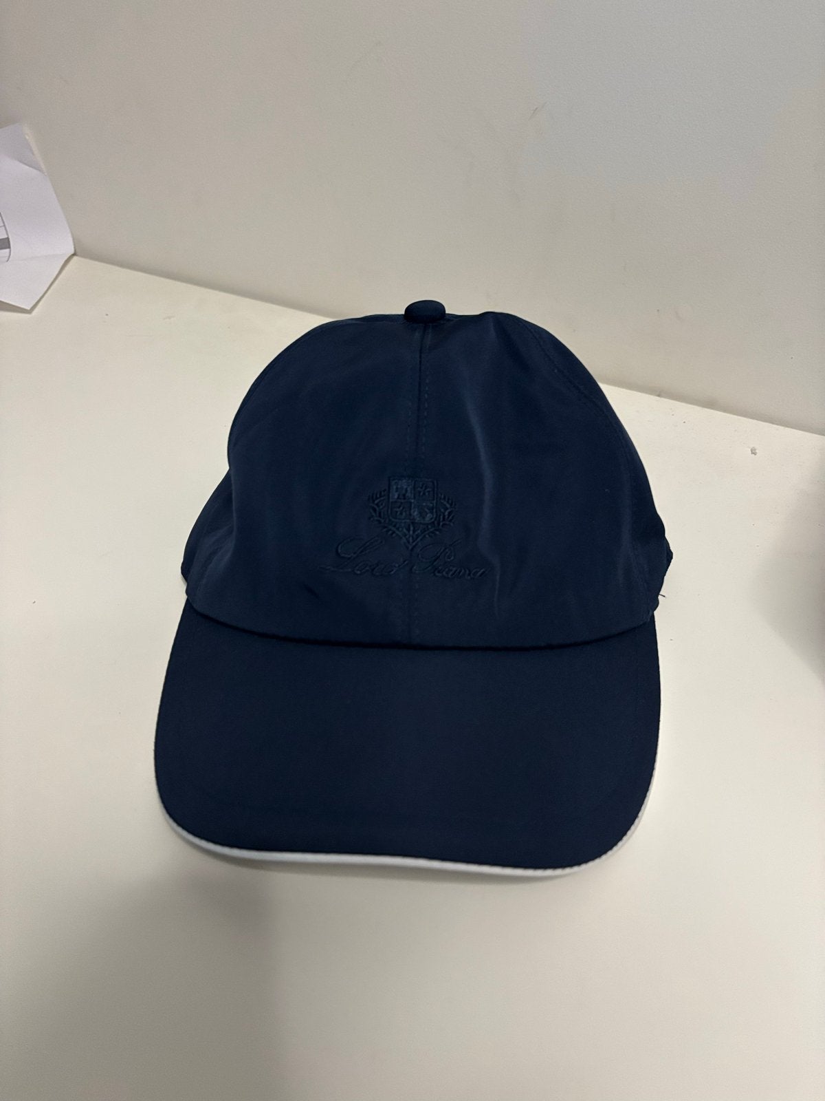 Loro Piana pet Navy blauw - Nooit gedragen, Kleding | Heren, Ophalen of Verzenden, Nieuw, One size fits all, Pet