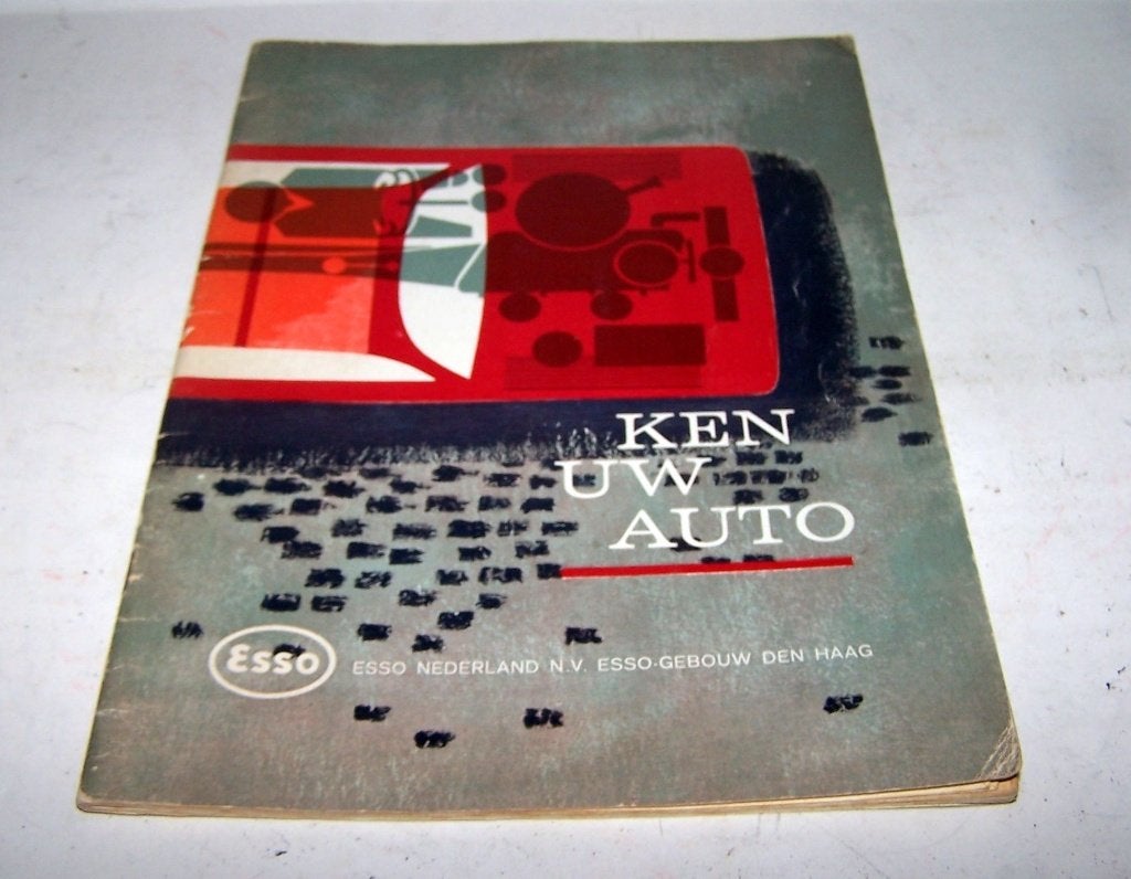 Vintage "Ken uw auto"- Piet Olyslager. Uitgave Esso. Izgs., Verzamelen, Automerken, Motoren en Formule 1, Ophalen of Verzenden
