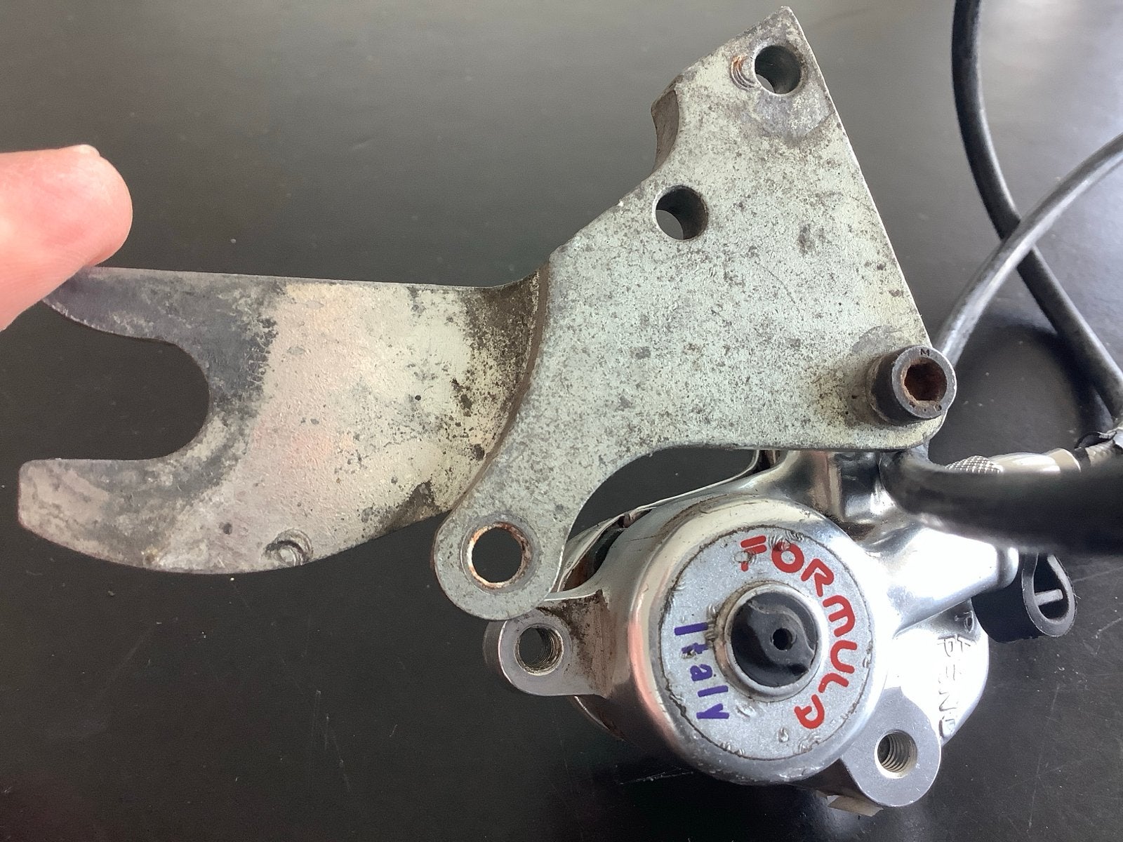 Formula schijfrem set met handleiding, Remmen, Gebruikt, Oldtimerfiets, Ophalen of Verzenden