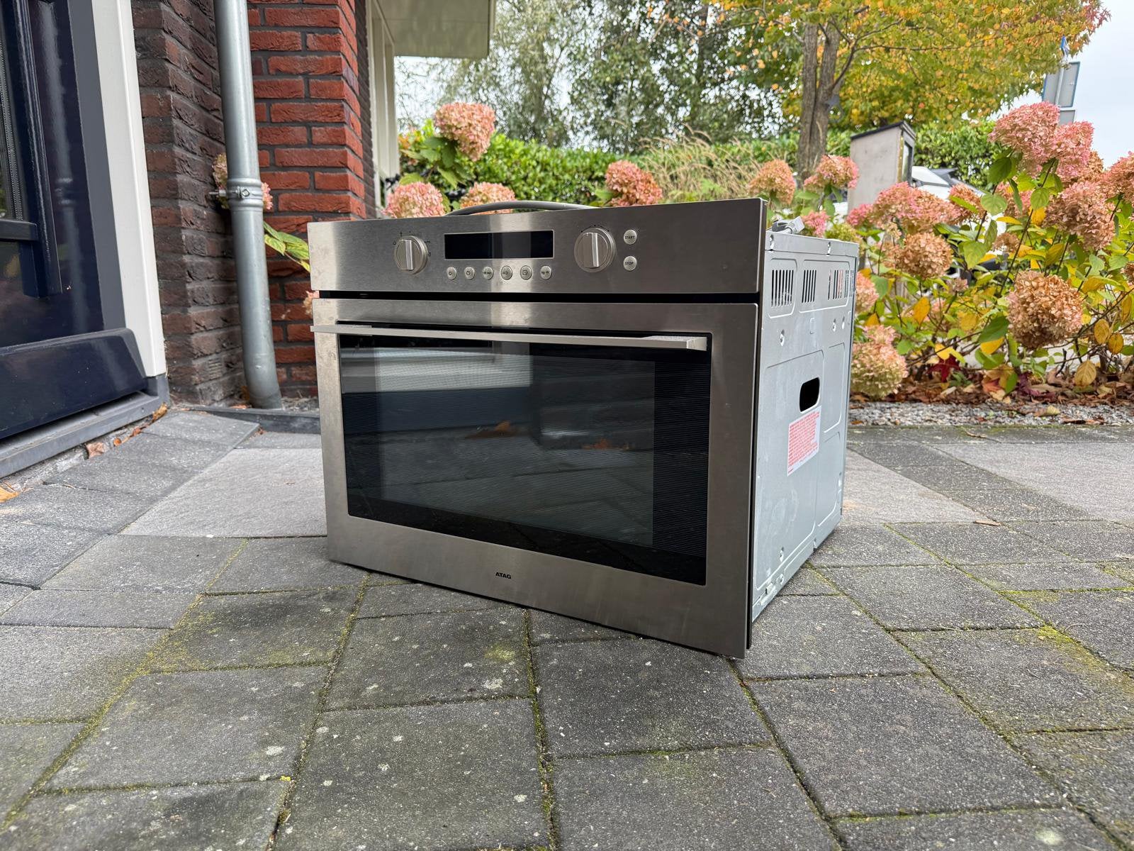 ATAG inbouwmagnetron RVS, Witgoed en Apparatuur, Ophalen, Inbouw