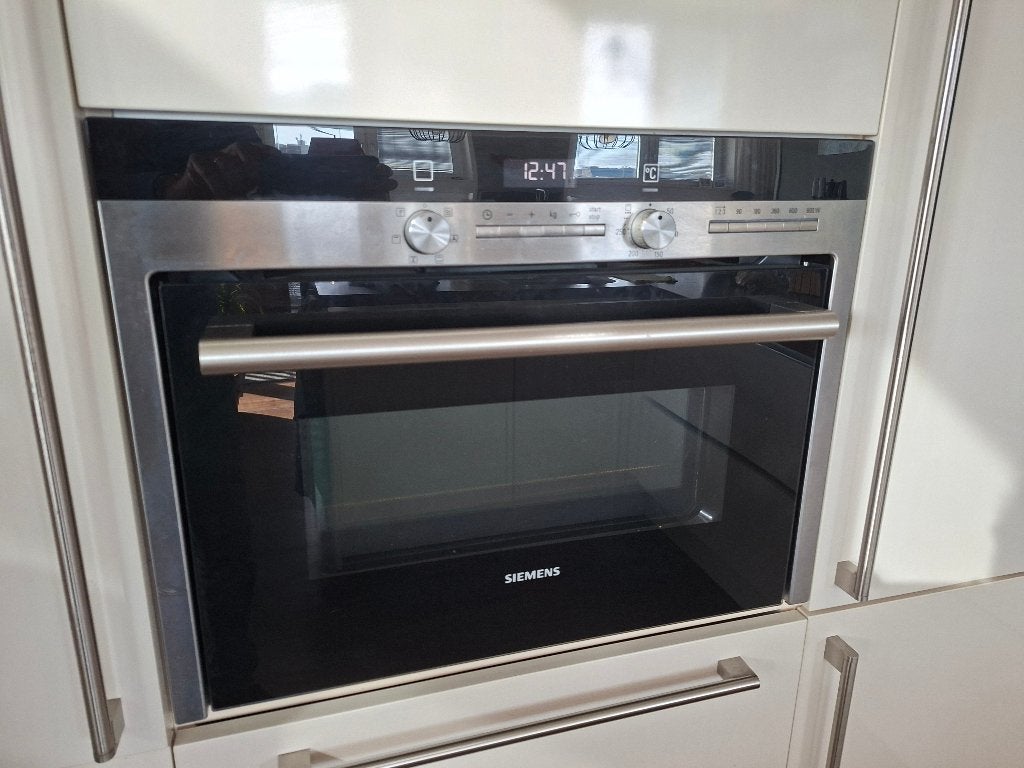 Oven magnetron combi A+ Siemens inbouw, 45 tot 50 cm, Gebruikt, Siemens, Ophalen of Verzenden