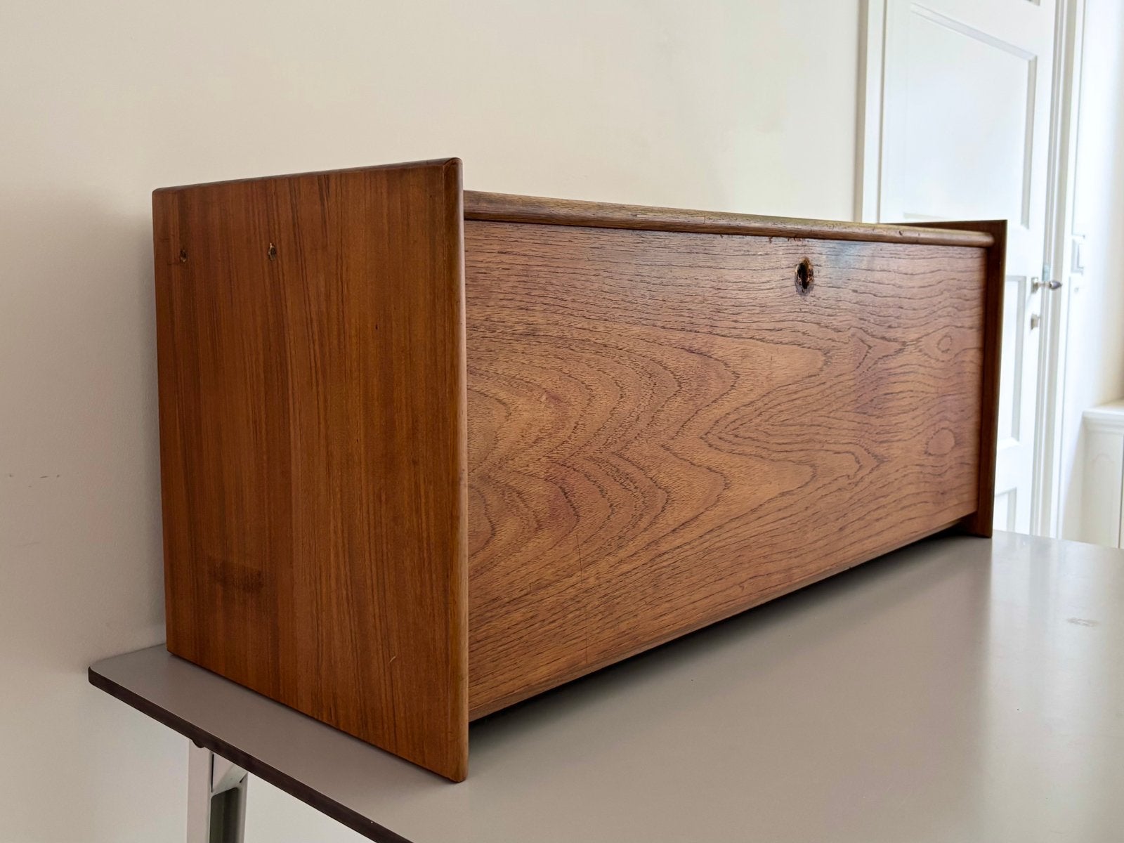 Vintage design, modulair secretaire kastdeel, Simpla Lux ‘60, Ophalen, Gebruikt, ..., Vintage retro midcentury design Dutch design Deens teak antiek