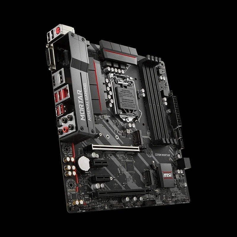 MSI Z370M MSI MORTAR met Socket LGA 1151, Computers en Software, Ophalen of Verzenden, Gebruikt, DDR4