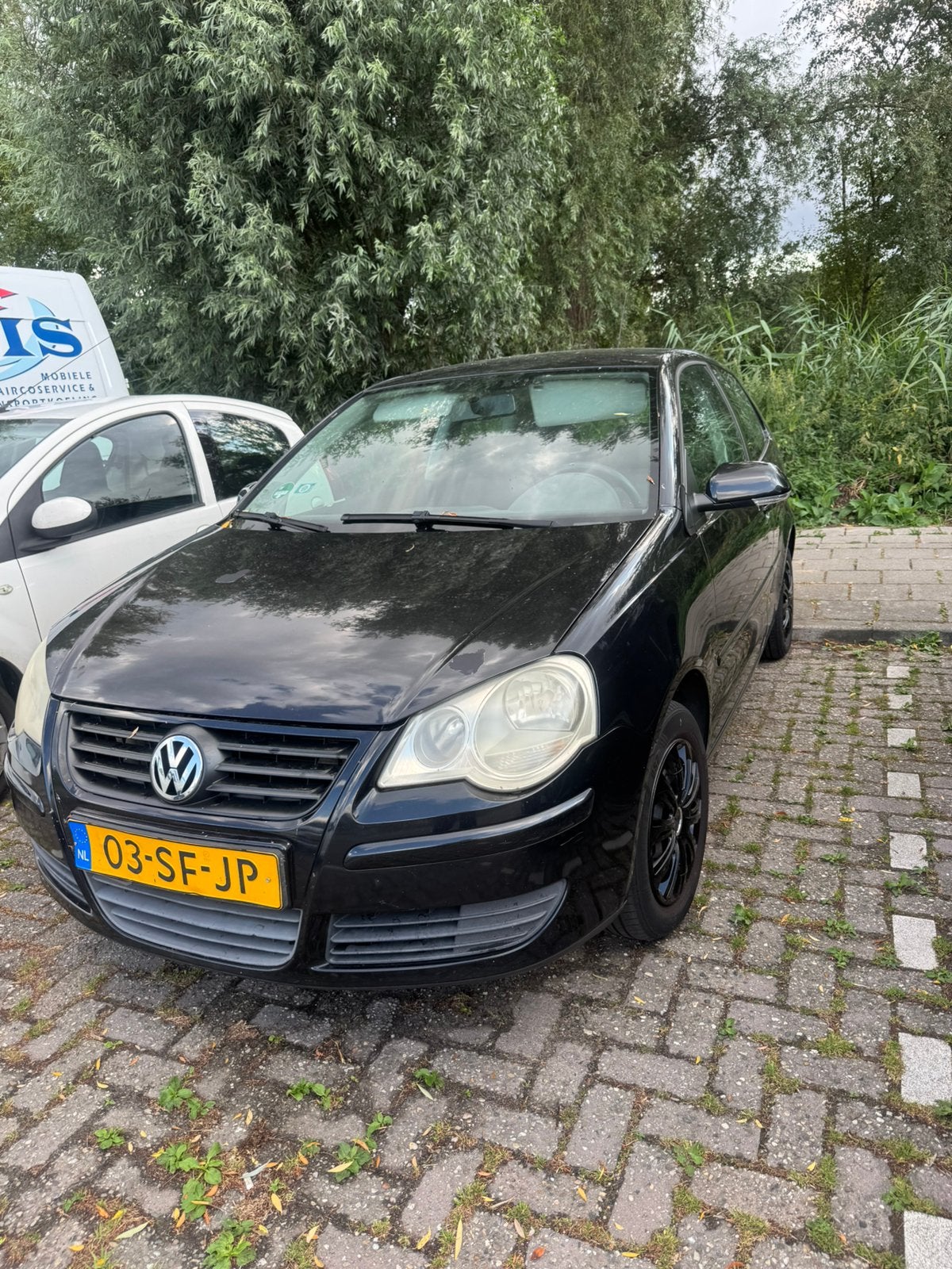 Volkswagen Polo 1.2 FUN 47KW 2005 Zwart, Auto's, Volkswagen, Voorwielaandrijving, 64 pk, 540 kg, 1198 cc