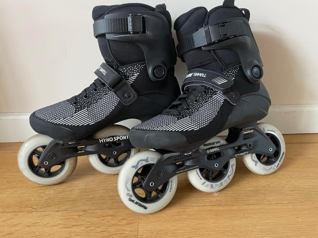 Powerslide Swell roller skates + beschermingsset, Ophalen, Zo goed als nieuw, Powerslide