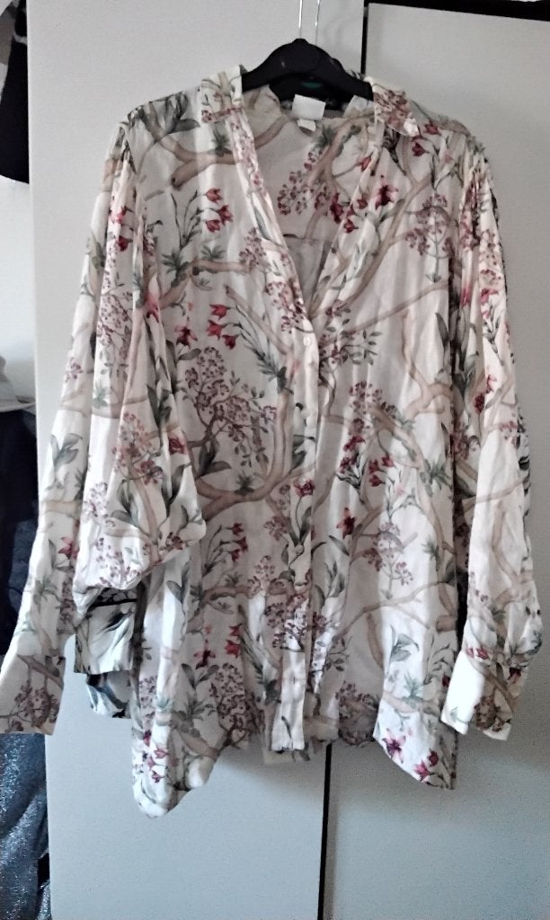 100% Linnen Blouse Dames  Johanna Ortiz Maat L NIEUW, Ophalen, Nieuw, Maat 42/44 (L)