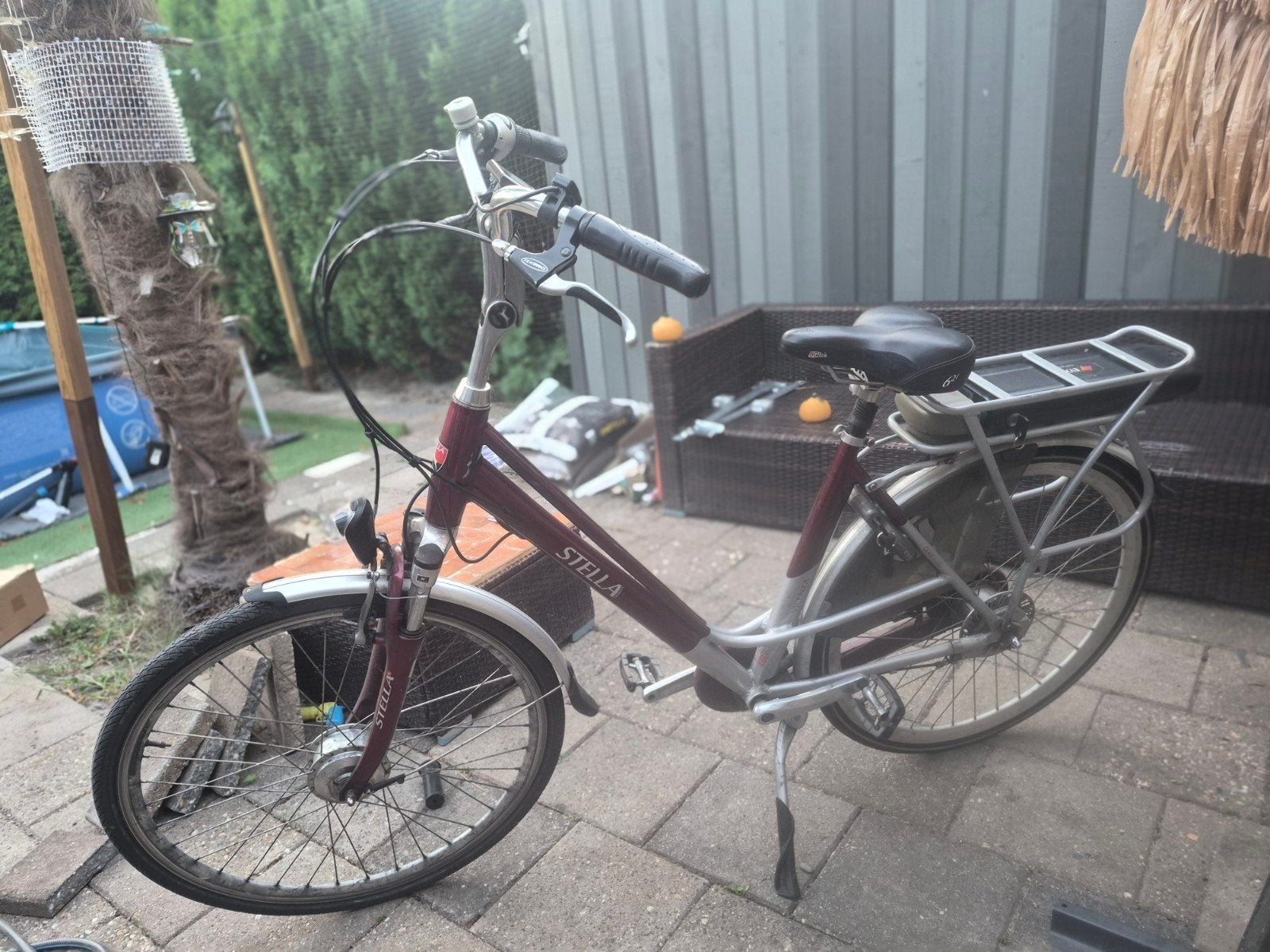 elektriche Stella fiets, Ophalen