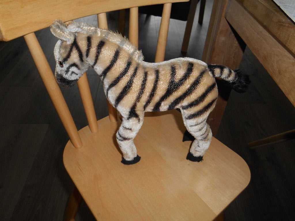 antiek speelgoed   grote steiff zebra, Ophalen of Verzenden