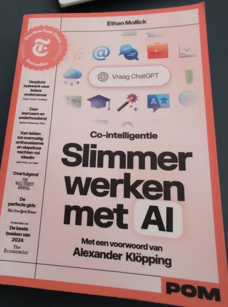 Slimmer werken met AI - Ethan Mollick, Ophalen of Verzenden, Zo goed als nieuw, Ethan Mollick; Alexander Klöpping