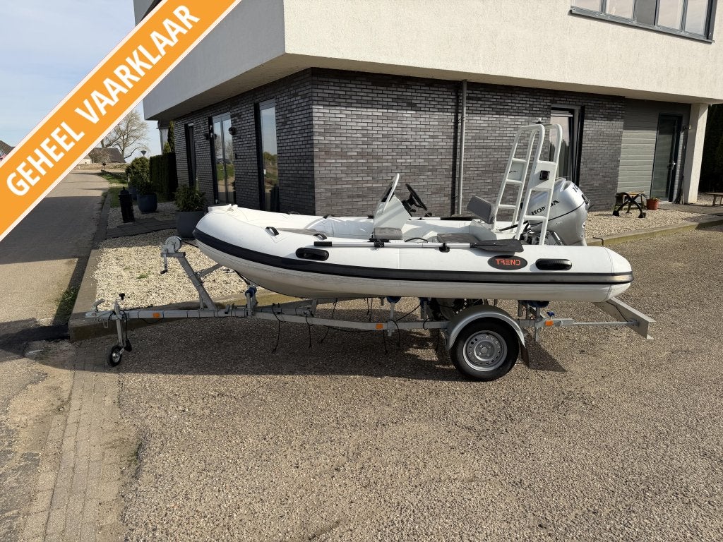 Trend 360 Alu Rib - Compleet met Honda 20PK (2023) - Vaarkl, 4 m, Gebruikt, Benzine, Overige merken