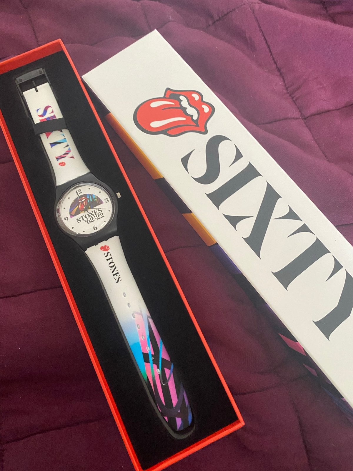 Roling Stones Limited Edition watch., Kunststof, Polshorloge, Swatch, Nieuw