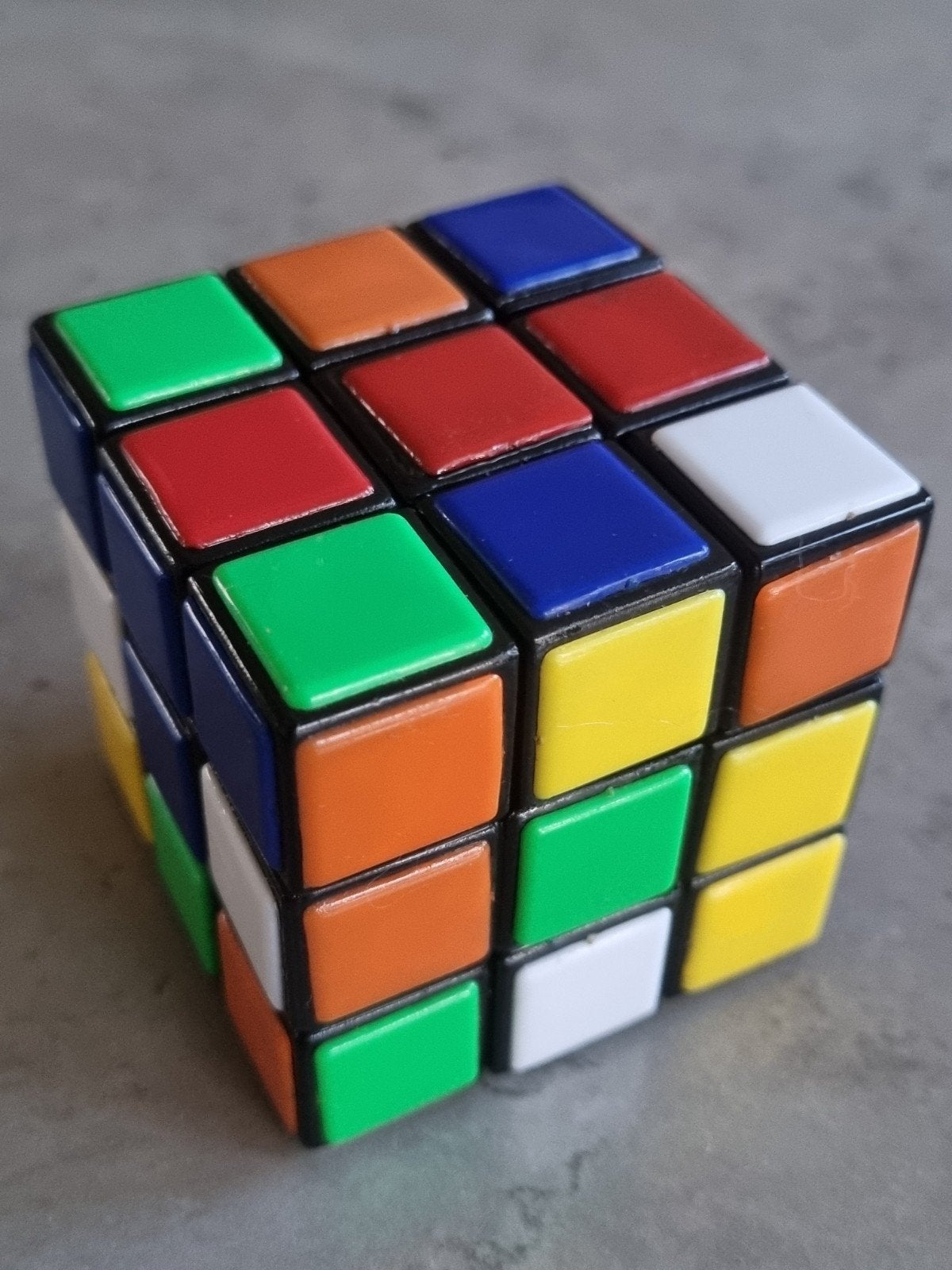 Orig, VNT, Jrn'80, RUBIK'S CUBE, 6x6cm, Inwst!, Ophalen of Verzenden, Zo goed als nieuw, Rubik's of 3D-puzzel