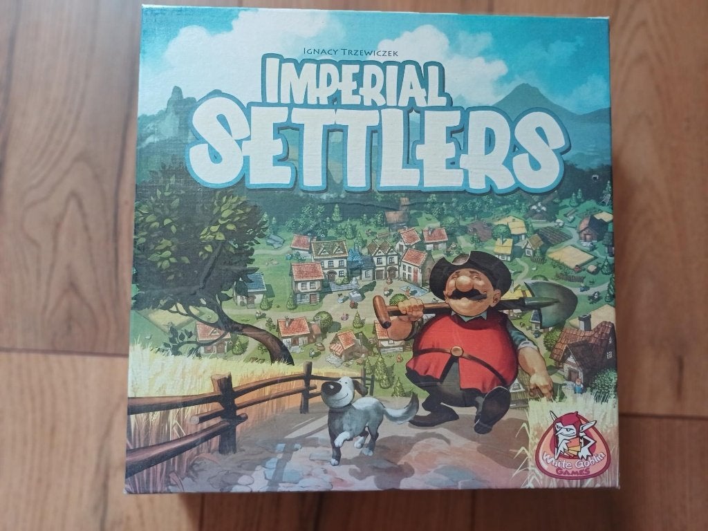 Imperial Settlers met 4 uitbreidingen (NL) in 1 doos., Ophalen of Verzenden, Gebruikt