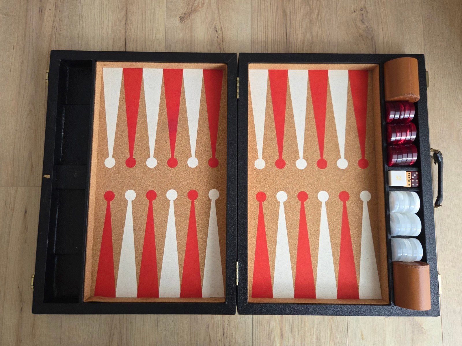 Crisloid Backgammon vintage, Ophalen of Verzenden, Gebruikt, Overige typen