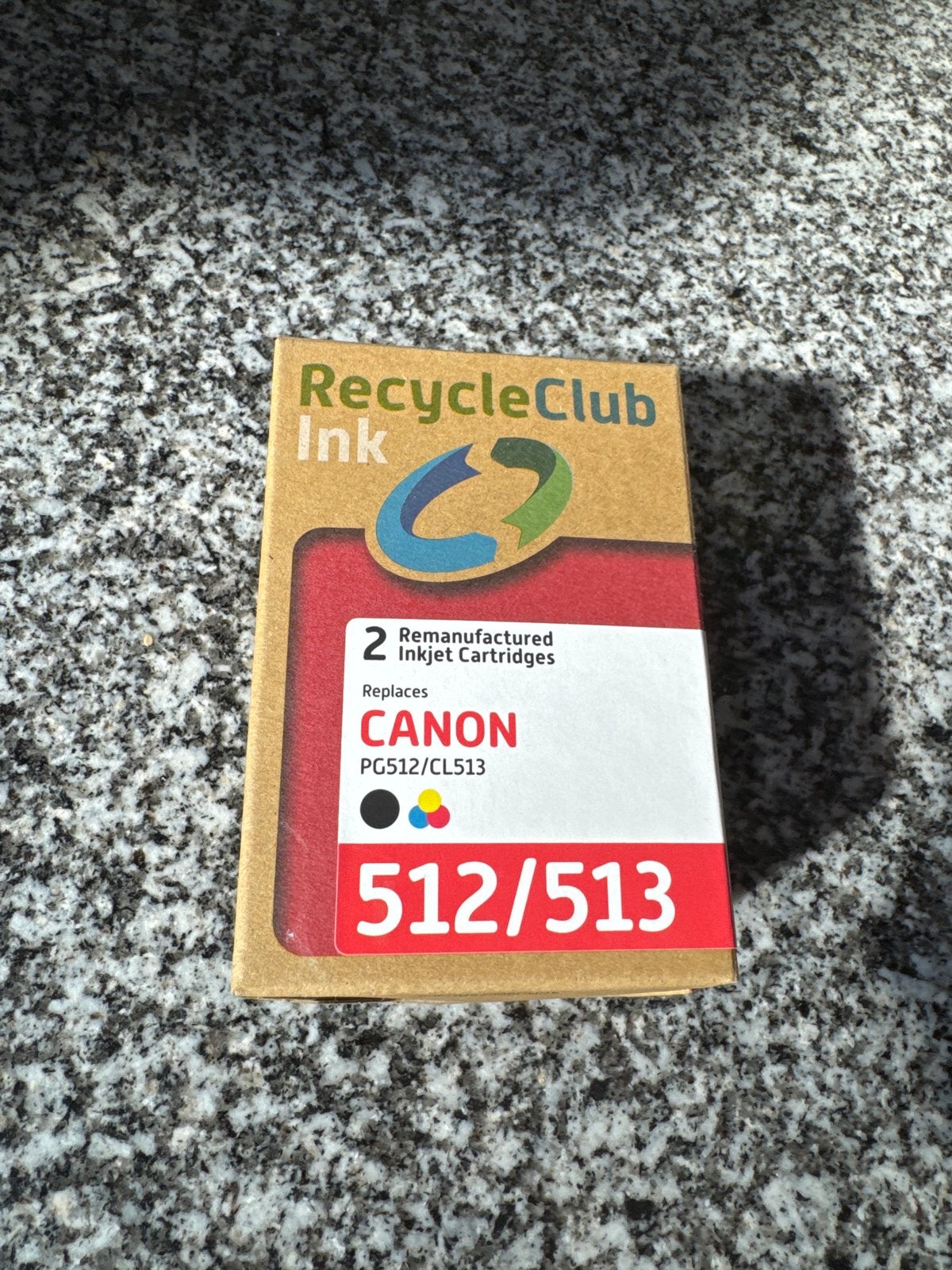 RecycleClub Ink Cartridge voor Canon PG512/CL513, Ophalen of Verzenden, Nieuw, Cartridge
