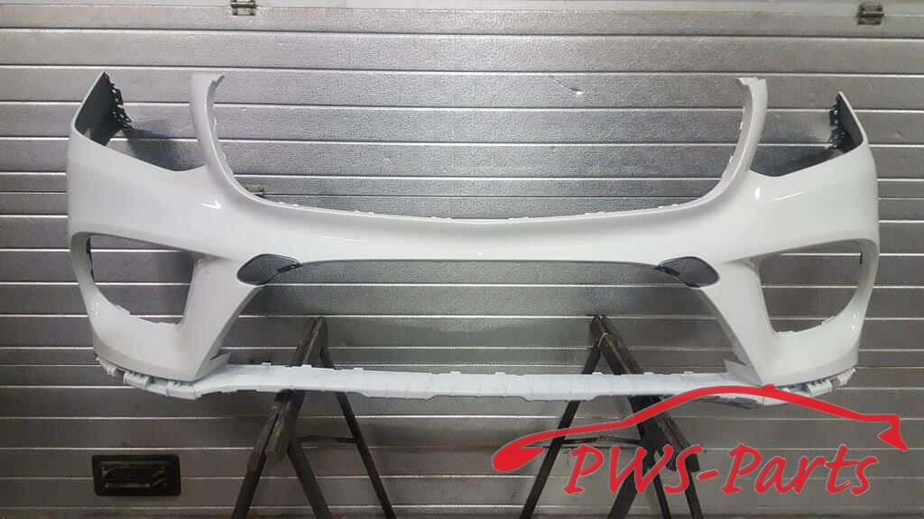 MERCEDES W166 GLE AMG VOORBUMPER WIT VANAF 2016 ORIGINEEL, Ophalen, Gebruikt, -, Voor