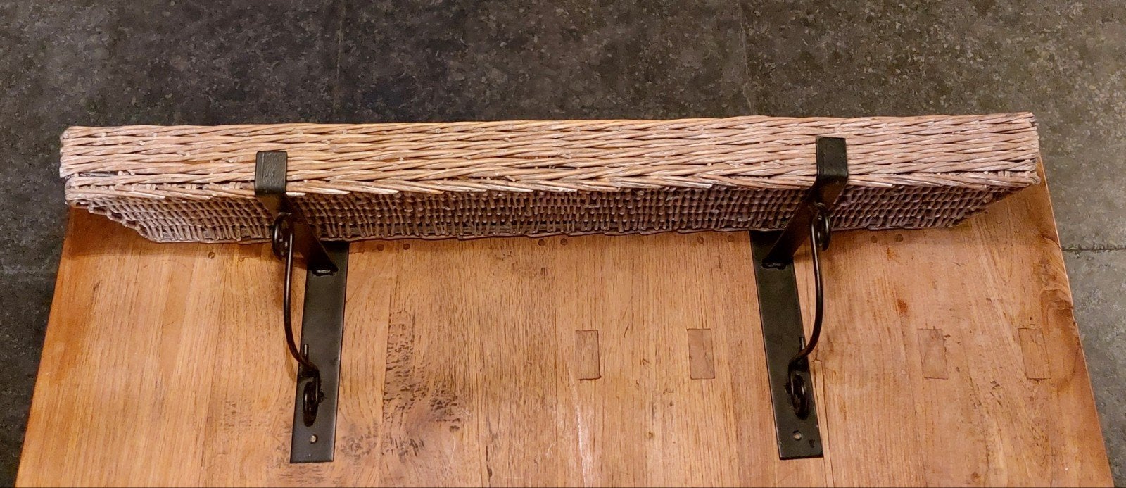 Decoratieve rieten opbergmand voor keuken, Ophalen, Gebruikt, Mand, Rond