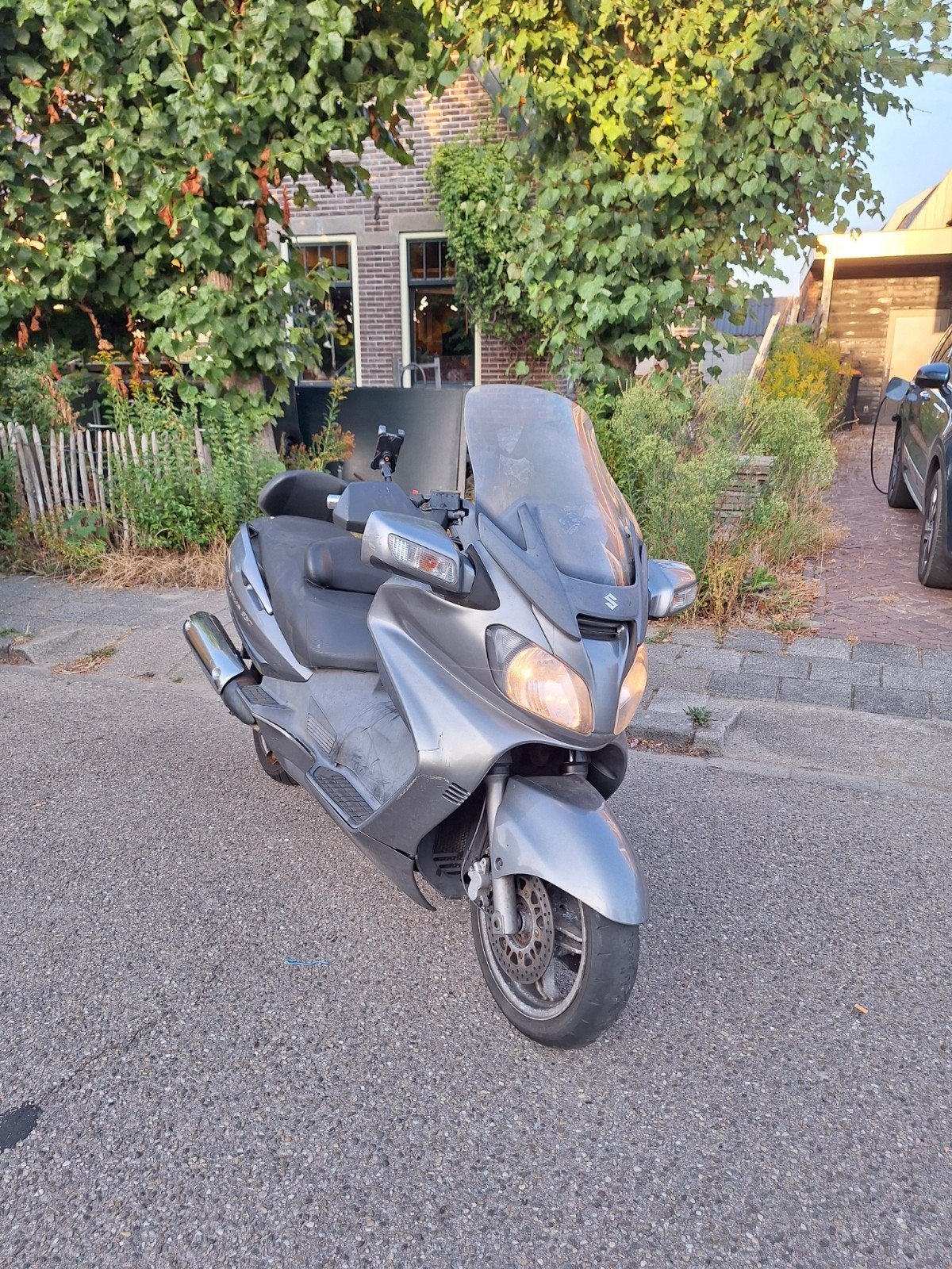 Motorfiets met 41.424 km op de teller, Particulier, Gebruikt