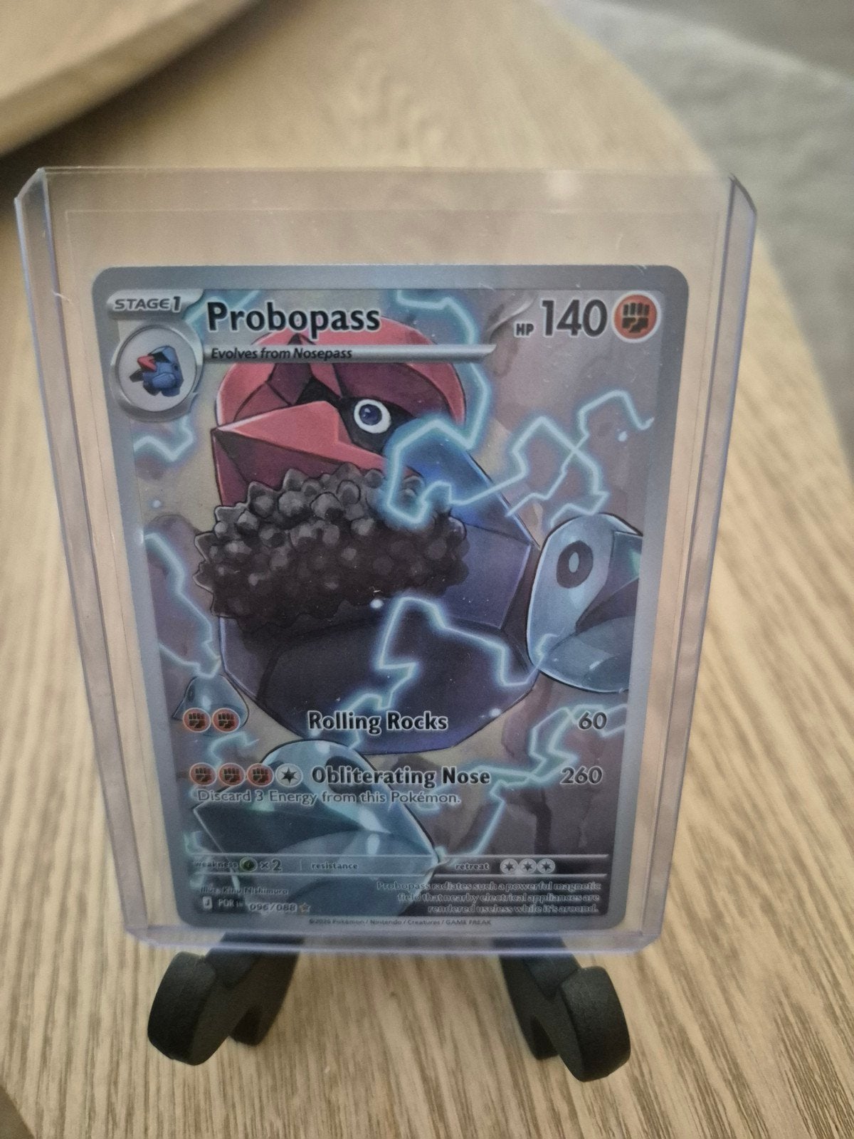 Probopass V Full Art Pokémon Kaart, Ophalen of Verzenden, Zo goed als nieuw, Losse kaart