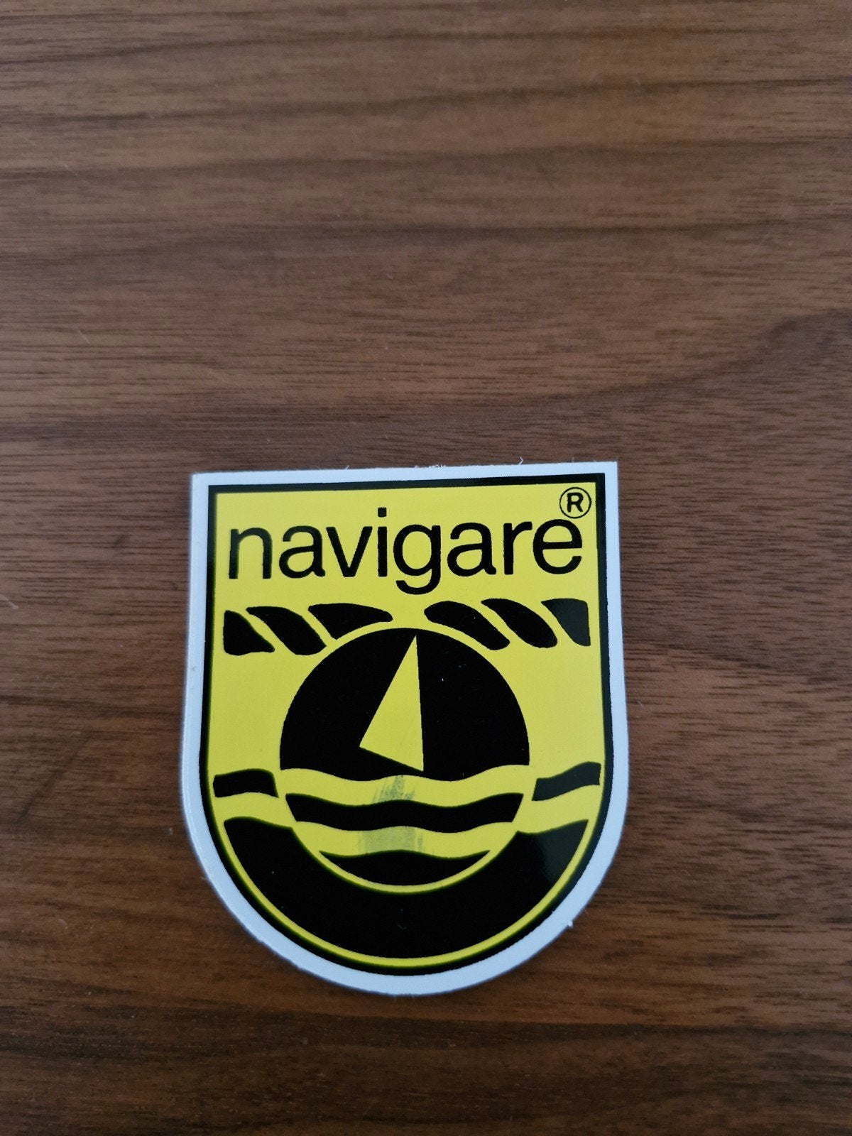 9709 Navigare sticker - Zeilboot logo, Ophalen of Verzenden, Zo goed als nieuw, Overige typen