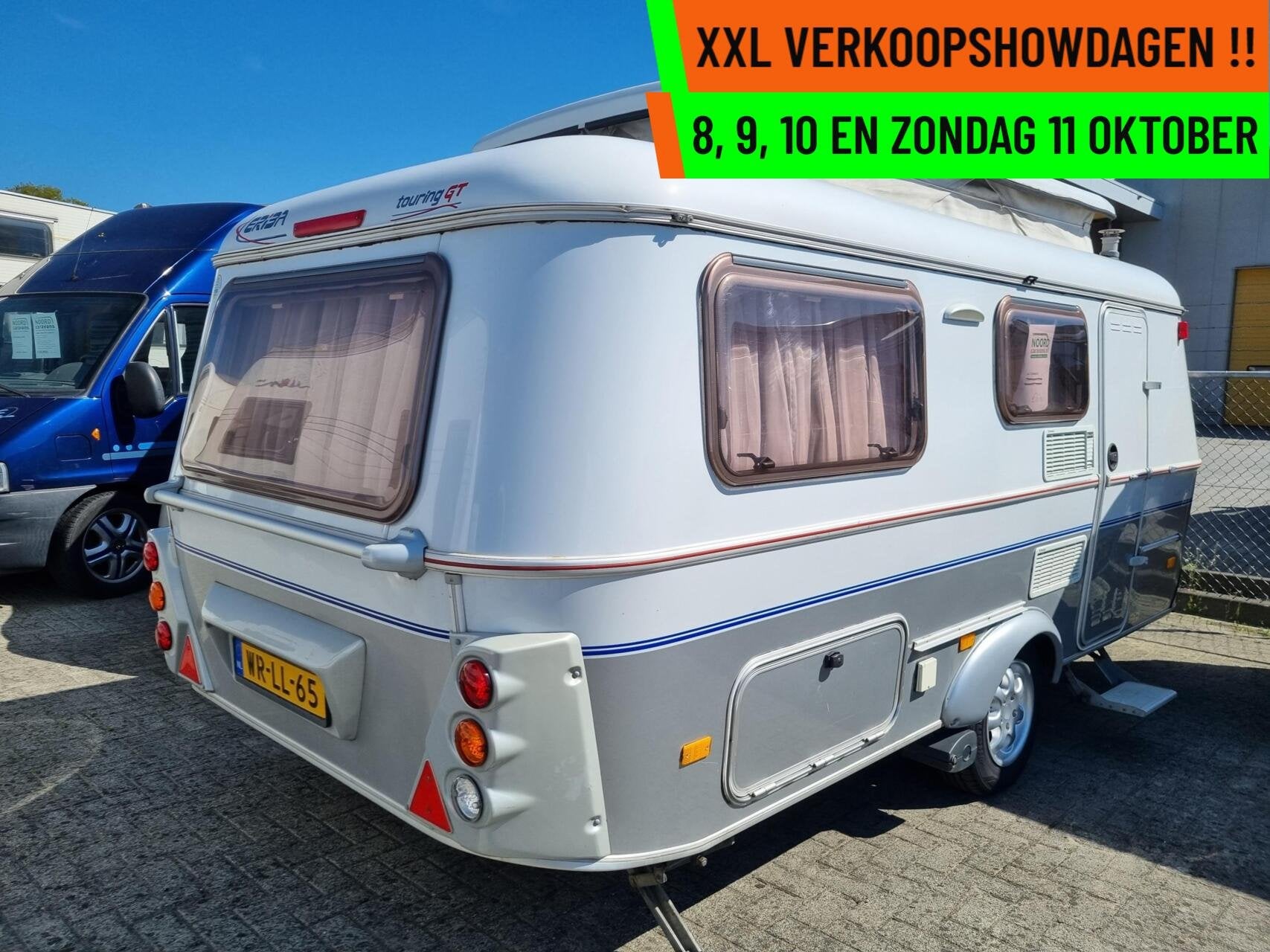 Eriba TROLL 550 GT MOVER + DWARSBED + HEFDAK + VOORTENT, Bedrijf, Hefdak, 5 tot 6 meter, Eriba