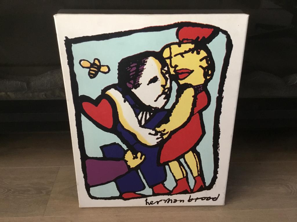 Herman Brood canvas print, Antiek en Kunst, Kunst | Schilderijen | Modern, Ophalen