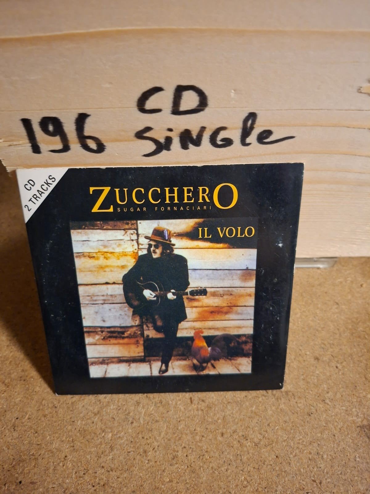 Zucchero Sugar Fornaciari - Il Volo CD Single (2 tracks), Ophalen of Verzenden, Gebruikt, Pop