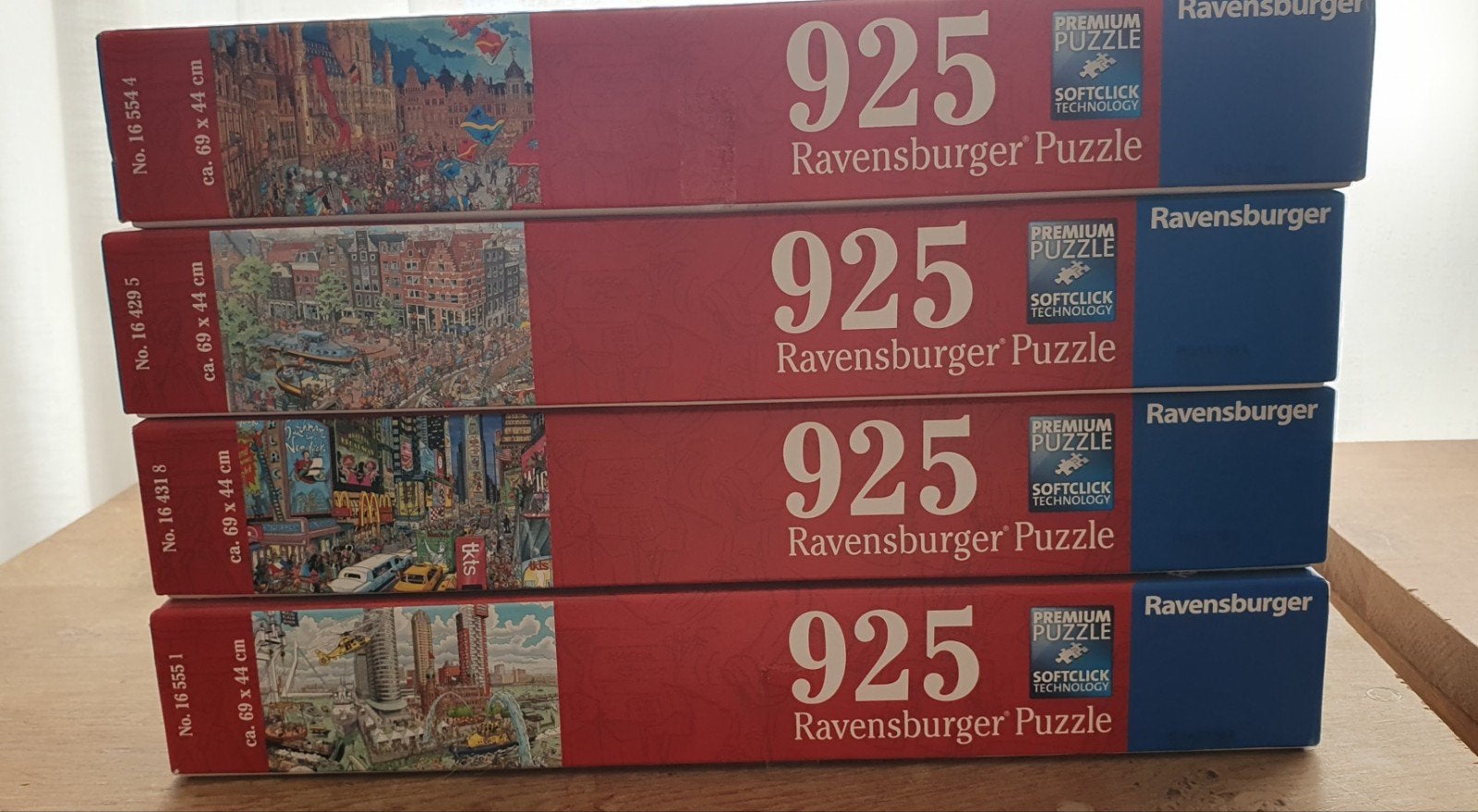 Ravensburger Puzzel Cities of the World (4x 925 stukjes), Hobby en Vrije tijd, Ophalen of Verzenden, Gebruikt
