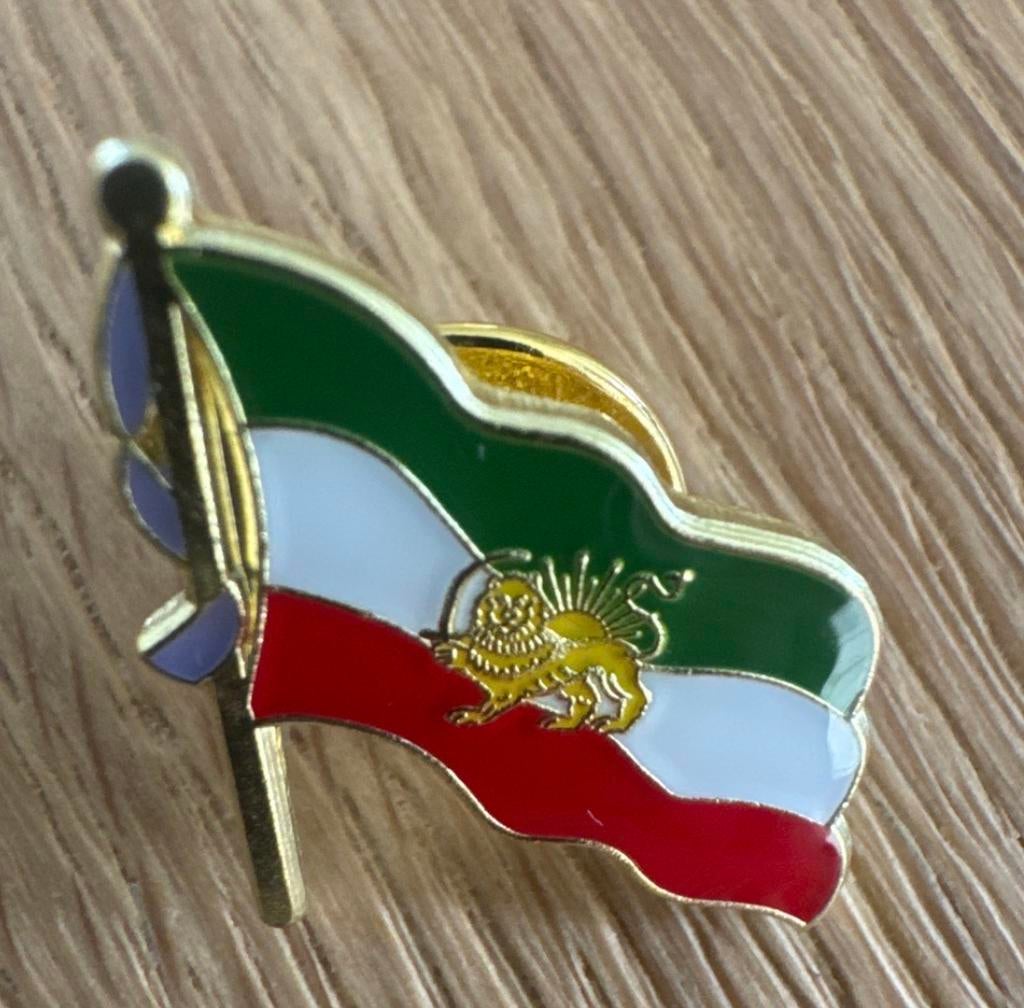 Nieuwe Iran Vlag Revers Pin Badge Broche, Ophalen of Verzenden, Nieuw