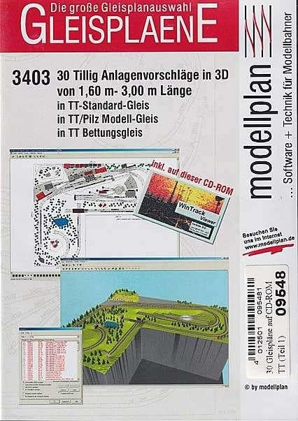 TT - CD-ROM met 30 spoorplannen voor, Overige merken, Gelijkstroom, Verzenden, Overige typen