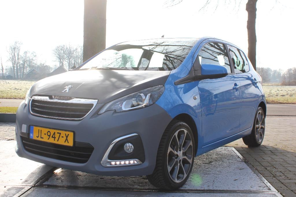 SPORTIEVE PEUGEOT 108, APK TOT 2027!  Alleen spuitwerk!, Auto diversen, Ophalen, Blauw, Handgeschakeld, 1000 cc