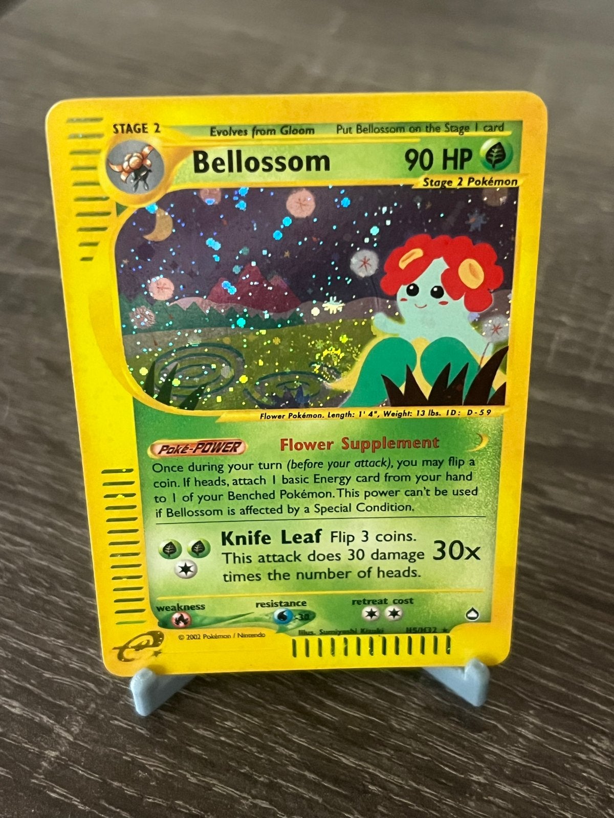 Belossom (H5/H32) - Aquapolis - EX +Swirl!, Ophalen of Verzenden, Gebruikt, Losse kaart, Foil