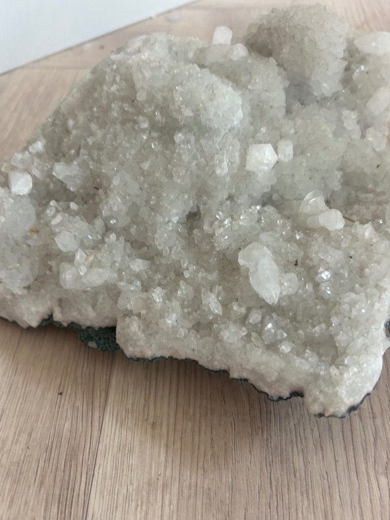 Mooie Crystal! apofylliet Cluster, Ophalen, Zo goed als nieuw, Wit, Boho