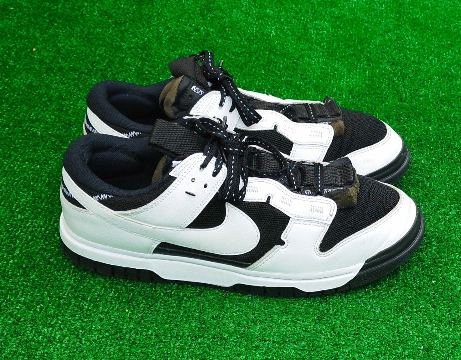 Nike Air Dunk Jumbo "Reverse Panda" Maat 46, Kleding | Heren, Schoenen, Zwart, Nike Inc., Nike, Ophalen of Verzenden