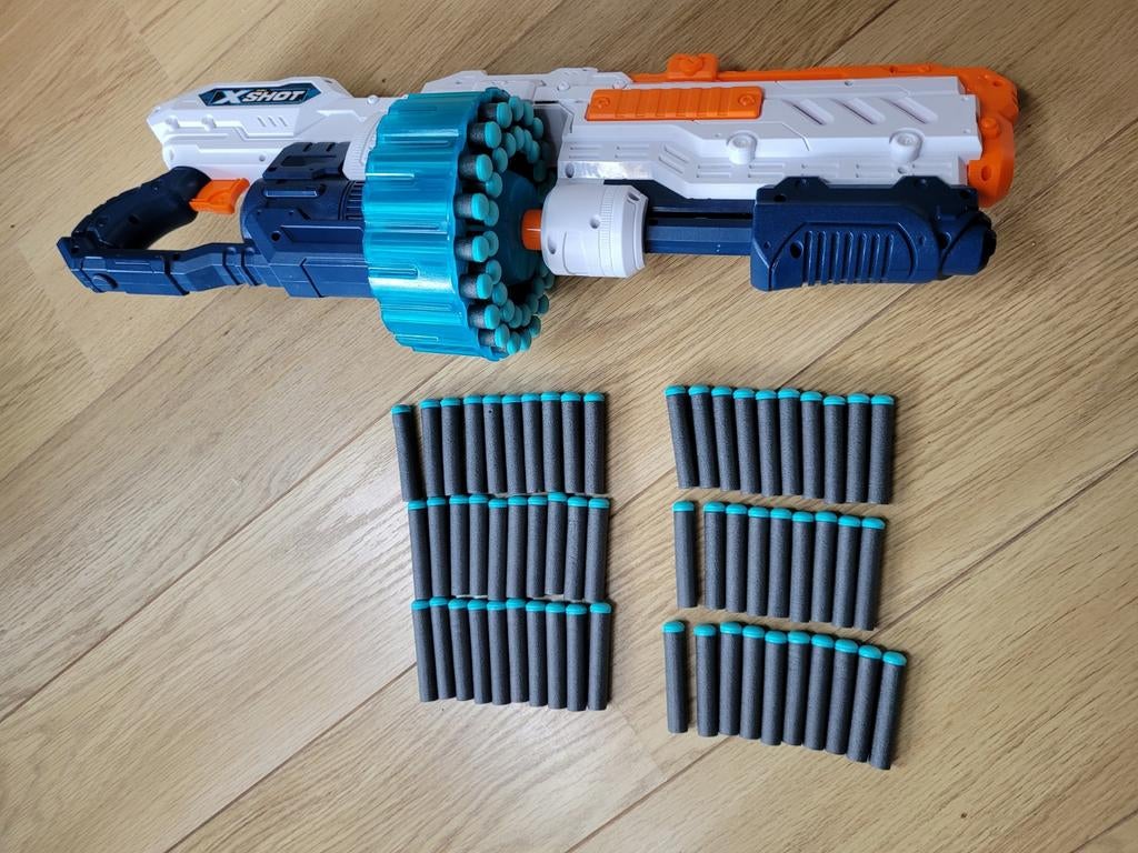 Zuru X-Shot Turbo Advance Blaster, Ophalen of Verzenden, Zo goed als nieuw, Jongen of Meisje